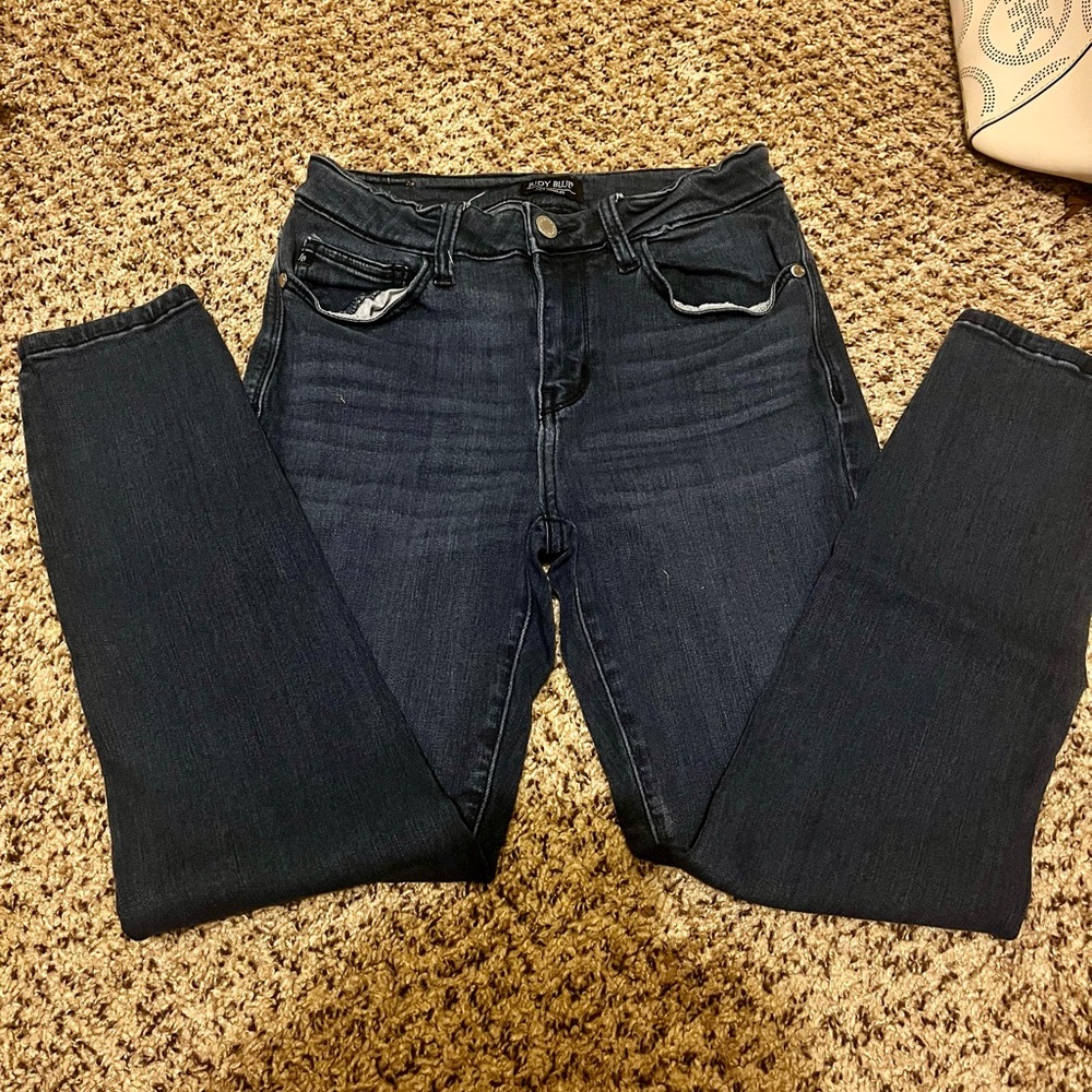 Judy Blue Skinny Jeans Blue Classic Denim